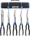 RIZOM 5-Piece 11 Inch Long Needle Nose Pliers Set, Extra Long Reach