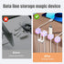 Frayot 9Pack Magnetic Cable Clips for Nightstand, Adhesive Night-Glowing Cord Holder Organizer for Office Home Desk