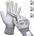 Schwer 3 Pairs AIR-SOFT Cut Resistant Gloves AR7120 ANSI A6 Touchscreen for Men Women