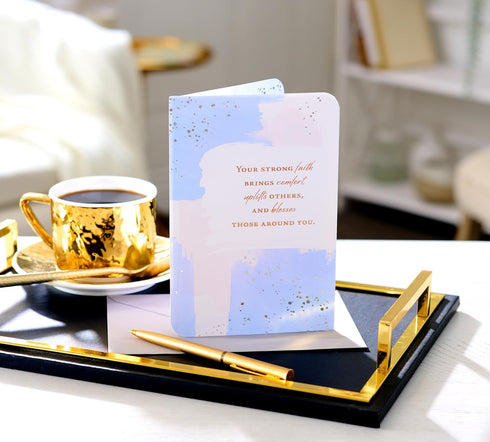 Religious Thank You Card for Rabbi - Heartfelt Gratitude