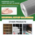 TNELTUEB 8in 25Ft 1/4inch 23 x Hardware Cloth Hot-Dip Galvanized Welded Wire Mesh - Heavy Duty Gauge Chicken Wire