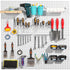 FRIMOONY Pegboard Hooks Assortment, 107 PCS for Organizing Various Tools, Includes Pegboard Bins