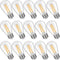 S14 Replacement LED Light Bulbs, 2W Shatterproof & Waterproof, E26 Base, Warm White 2200K, 15 Pack