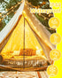 2 Pack 66FT 200 8 String Lights Battery Operated with Timer, LED Waterproof Battery Twinkle Lights, Modes Fairy Light