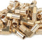 LTWFITTING 90 Degree Elbow Brass Barb Fitting, 3/8 ID Hose x 1/4-Inch Male NPT, Pack of 5