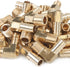 LTWFITTING 90 Degree Elbow Brass Barb Fitting, 3/8 ID Hose x 1/4-Inch Male NPT, Pack of 5