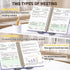 WEMATE 5 Pack Meeting Notebooks with Action Items, 200 Pages, PU Leather Notebook 10" × 7", Color Set 2