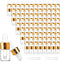 100 Pack 2ml Clear Glass Dropper Bottles with 4 Pcs Plastic Droppers, Mini Sample Vials for Essential Oils
