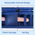 co2CREA Hard Case for Bosch GLM 20 Compact Blaze 65' Distance Measure (Black Case + Inside Blue + Blue Zipper)