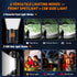 2 Pack, 6 AYL Rechargeable Flashlights Super Bright High Lumens Flash Light, Modes Zoomable Linternas with LCD Display