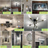 5 Inch Bulb,6W T10 Bulb E26 Bulb 60 dimmable,Neutral 4000K,600lm,CRI85+,AC120V,Clear E26 Bulb,Flicker-Free,Pack 6