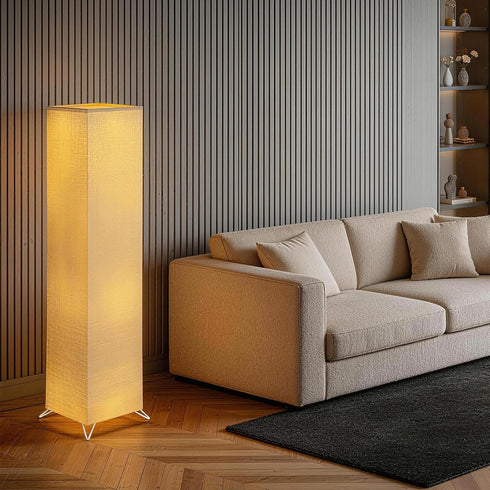 NOLITOY Foldable Paper Floor Lamp Cover Replacement, Japanese Style Lampshade for Floor Lamp, Decorative Paper Shade