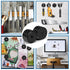 110 lb+ Pack 6 LOVIMAG Magnets with Holes, Waterproof Strong Neodymium Cup Disc Magnets with Screws for Wall Mounting