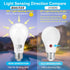 Bulbs 850 60W 6000K, 9.5W, A19, E26 2-Pack, HQ-H002 Qualilux Dusk to Dawn Light Outdoor Lumen, Equivalent, Daylight
