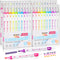Zhehao 40 Pcs Erasable Highlighters Bulk, Double Head Liquid Highlighters in Assorted Pastel Colors
