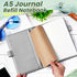 Zhanmai 10 Pcs A5 Journal Refill, Hardcover Notebook Refill 5.5 x 8.2'', 200 Pages, 100 Sheets for Traveler Office