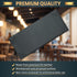 12 Pack 1 4.25" 11" View Menu Holder Menu Covers x | Black Leather Menu Sleeves Book Style for Restaurant Coffee Bars
