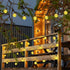 1 Pack 50 2.3CM 23 8 Solar String Lights Outdoor Waterproof, LED FT Each, Solar Powered Patio Lights with Lighting