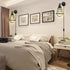 2pack, LYOOWNG Plug in Wall Sconces Industrial Wall Lamp with Plug in Cord, Farmhouse Wall Sconces, Wire Cage Wall