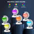 Lexvoltrix Dimmable RGB Moon Table Lamp with Clock Display, Bluetooth Speaker, LED Night Light with Music Mode & Scene