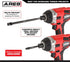 ARES 22025 6-Piece 3-Inch and 6-Inch Impact Grade Socket Adapter Set, Turns Impact Drill into High Speed Socket Driver