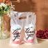 Packaging 2 Cups(1000 Handle Drinking Poly Bags Thank You Clear Plastic Bags, Drink Carrier with Handle Cup Carriers