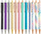 Fun Sparkle Fancy Ballpoint Pen, Cute Sparkly Click Metal Pens, 12 Count Multicolor, Black Ink for Journaling