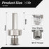Core Drill Bit Adapter - 2pcs 5/8''-11 Thread to 3/8'' (10mm) Hex Shank for Electric Hand Drill