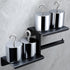 AIDILI 304 Adhesive Toilet Paper Holder with Double Shelf, No Drilling Wall Mount Toilet Tissue Roll Holder, Rustproof