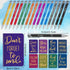Funrous 32 Pcs Motivational Quote Pens Inspirational Notepads Mini Motivational Journal with Ballpoint Pen Small Notebooks Gift Set for Student Men Women, School Office Home Travel Gift (Simple)