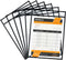 Mr. Pen - Dry Erase Pockets, 6 Pack, 10.2 x 14 Inches,