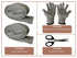 Steel Wool 2-Piece Set (3 inches x 10 feet), Block Holes, Clean Rust Prevention Tools, Polishing Kit Included
