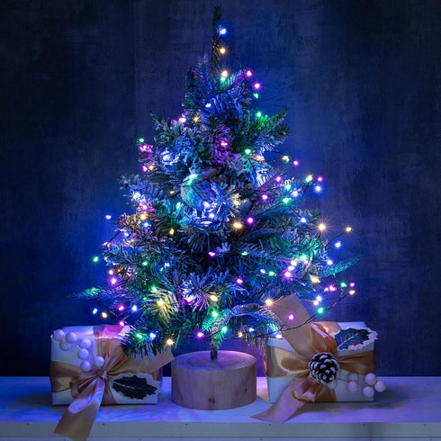 Lights,50FT 500Leds in,8 Firecracker Fairy Waterproof Twinkle Lights Plug Modes Remote String Light for Indoor Outdoor
