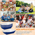 wlilupah 200 Pcs Paper Food Tray Sturdy Disposable Food Boats Nacho Plates Disposable Serving Snack Trays for Catering