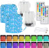 Dazzle Bright Color Changing Fairy Lights Battery Operated, 2 Pack Total 40FT