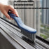 Cleaner Scrub Brush, Stiff Angled Bristles for Gap Cleaning, Grout Cleaner Brush for Showers (Blue-2 PCS)