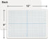 Scribbledo 12 pack Dry Erase XY Axis Graph Lap Boards, 9” X 12” for Student and Classroom Use, Math White Boards