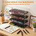 Colingmill 144 Acrylic Marker Organizer for Markers, Extra Large Art Marker Storage Rack for Desk, Durable Pencil