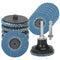 9Pcs 2 Inch Quick Change Sanding Discs, High Density Zirconia Die Grinder Flap Disc with 1Pc Disc Pad Holder