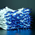 YULETIME 200 Blue Christmas Lights, Pack of 2 Sets 33 Feet 100 Count UL Certified Incandescent String Lights