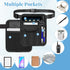 Server Waist Pouch with Adjustable Belt Serving Apron Bag with Four Pockets, One Key Chain and Two Pen Holders