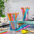 Personalized Inspirational Pencils, Custom Colorful Wood Pencils with Motivational Sayings, 30 Pieces