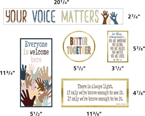 Everyone is Welcome, Diversity Mini Bulletin Board
