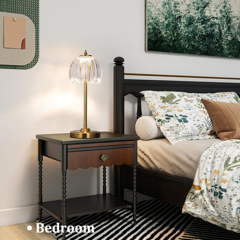 5" 4.25" Chandelier,2 Pack Shenmoyl Tulip Lamp Shades Replacement, Dia. * H Clear Glass Sconce Shade Heavy and Thick