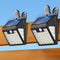 Thumok Clip On Solar Lights Outdoor,Motion Sensor Outdoor Lights, 72LEDs 600LM Clip on