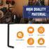 4PC POETISKE Ladder Hooks Screw in Storage Hanger Wall Mount Heavy Duty Shelf Organizer for Bike Foldable Chair Garage