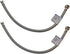 Eastman 20" Supply Line Steel Flex Long Faucet Connectors, 2 Pack, 1/2" FIP x 3/8" Comp