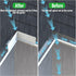 4 Pcs Gutter Valley Splash Guards, Rain Gutter Valley Roofing Gutter Guards for House Shingle Roofs