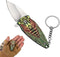 Mini Keychain Knife, Small Stainless Steel Folding Knife for Outdoor Camping, Gifts for Men and Women