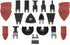 WEN MTB014 34-Piece Oscillating Multi-Tool Accessory Set with HCS Blades, Bi-Metal Blades, Sanders, and Scraper
